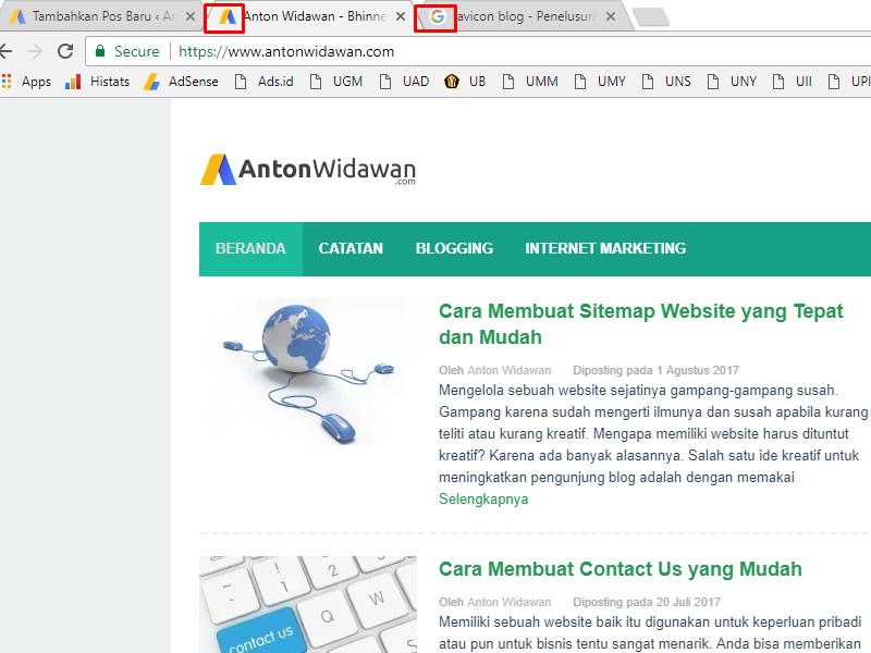 Cara Membuat Favicon Berikut Hal-hal Penting Lainnya